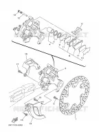 REMKLAUW ACHTER voor Yamaha YZ250P 2002