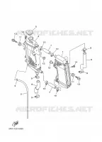 RADIATEUR / SLANG voor Yamaha YZ250P 2002