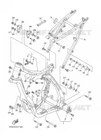 FRAME voor Yamaha YZ250X1 2008