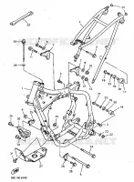 FRAME voor Yamaha YZ400FK 1998