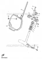 STUUR voor Yamaha YZ400FK 1998