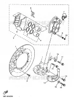 REMKLAUW VOOR voor Yamaha YZ400FK 1998