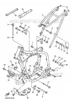 FRAME voor Yamaha YZ400FL 1999