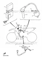 ELECTRISCH 1 voor Yamaha YZ400FL 1999