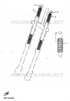 OPTIONELE ONDERDELEN   CHASSIS voor Yamaha YZ400FL 1999