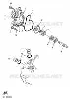 WATERPOMP voor Yamaha YZ400FL 1999
