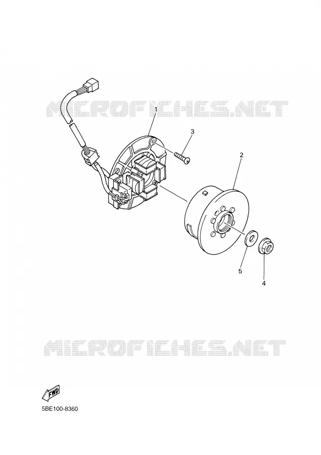 DYNAMO Yamaha MOTO 426 2001 YZF  YZ426F