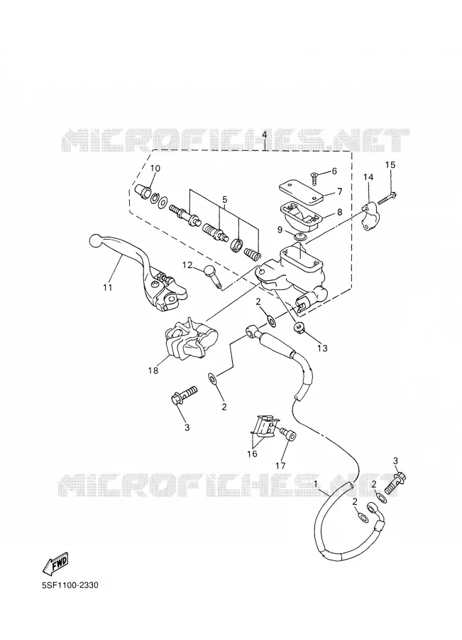 POMP VOOR Yamaha MOTO 426 2002 YZF  YZ426FP