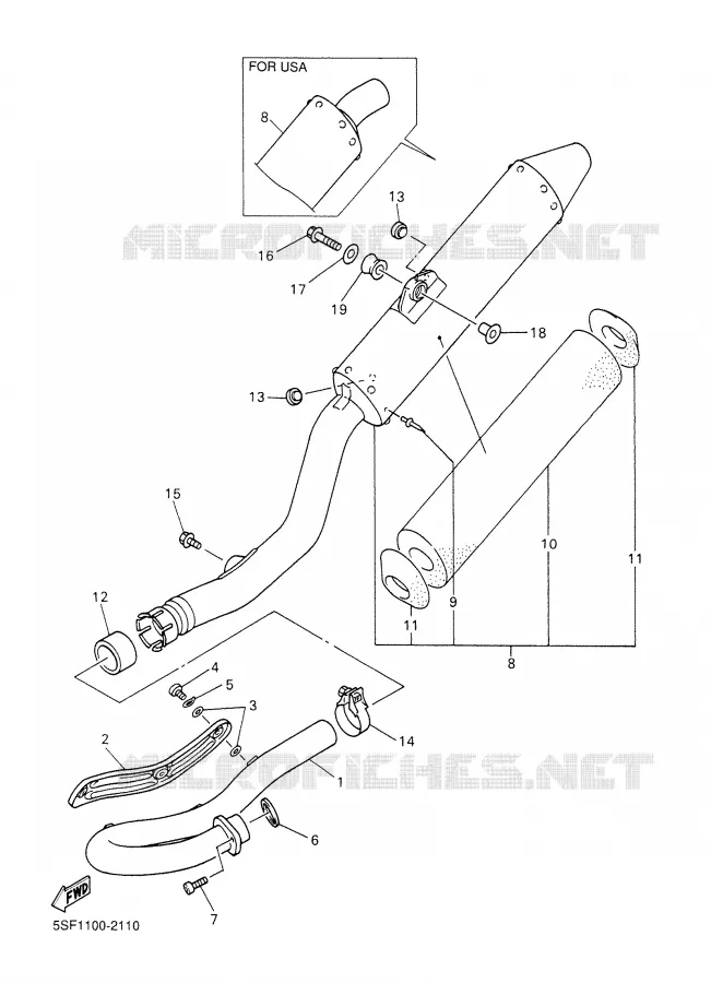 UITLAAT Yamaha MOTO 426 2002 YZF  YZ426FP