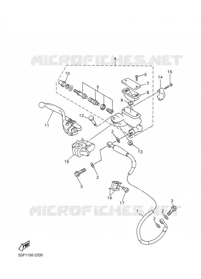 POMP VOOR Yamaha MOTO 426 2002 YZF  YZ426FP