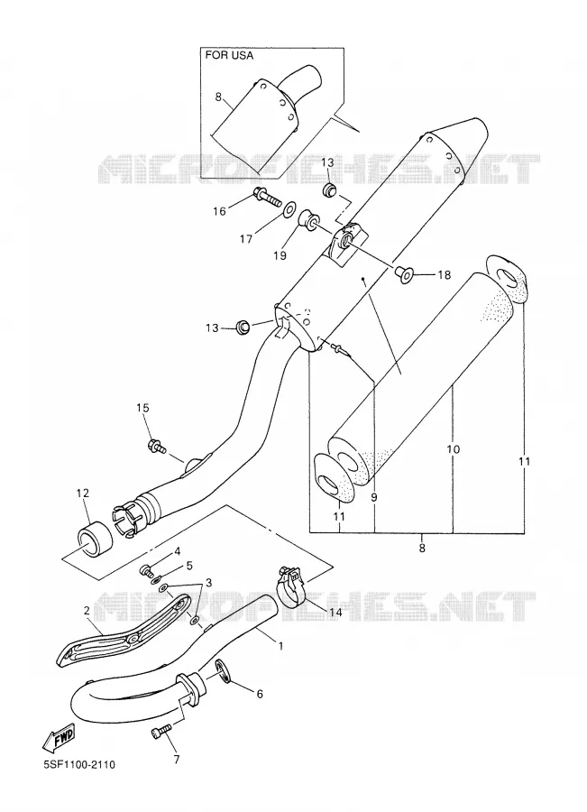 UITLAAT Yamaha MOTO 426 2002 YZF  YZ426FP