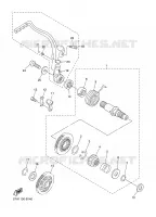 STARTMOTOR voor Yamaha YZ450F 2003