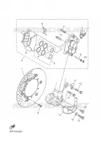 REMKLAUW VOOR voor Yamaha YZ450F 2003