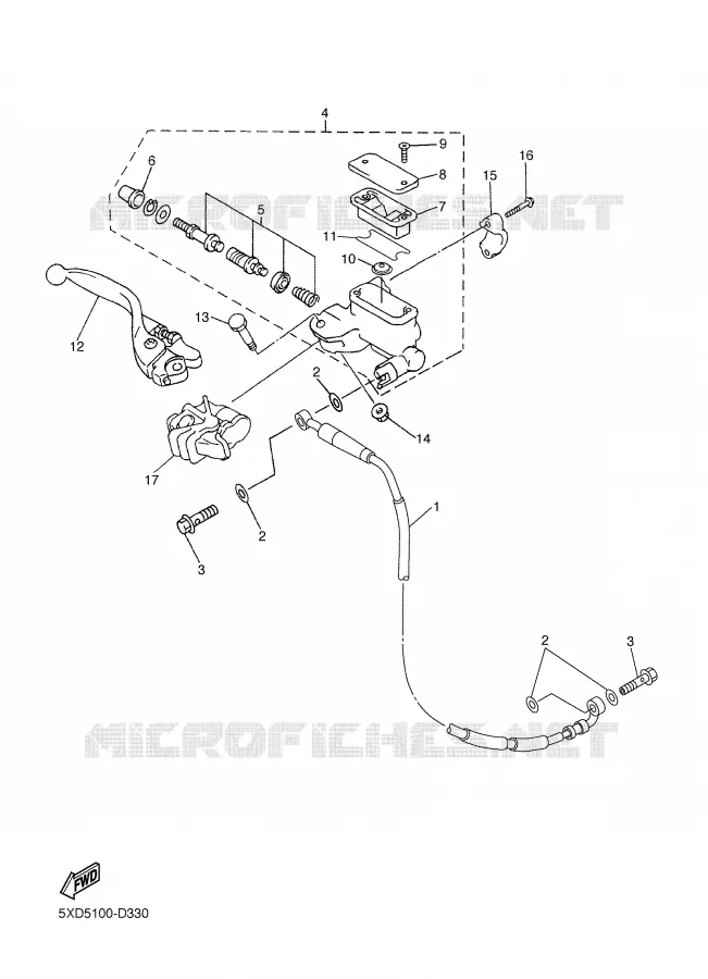 POMP VOOR Yamaha MOTO 450 2005 YZF  YZ450FT