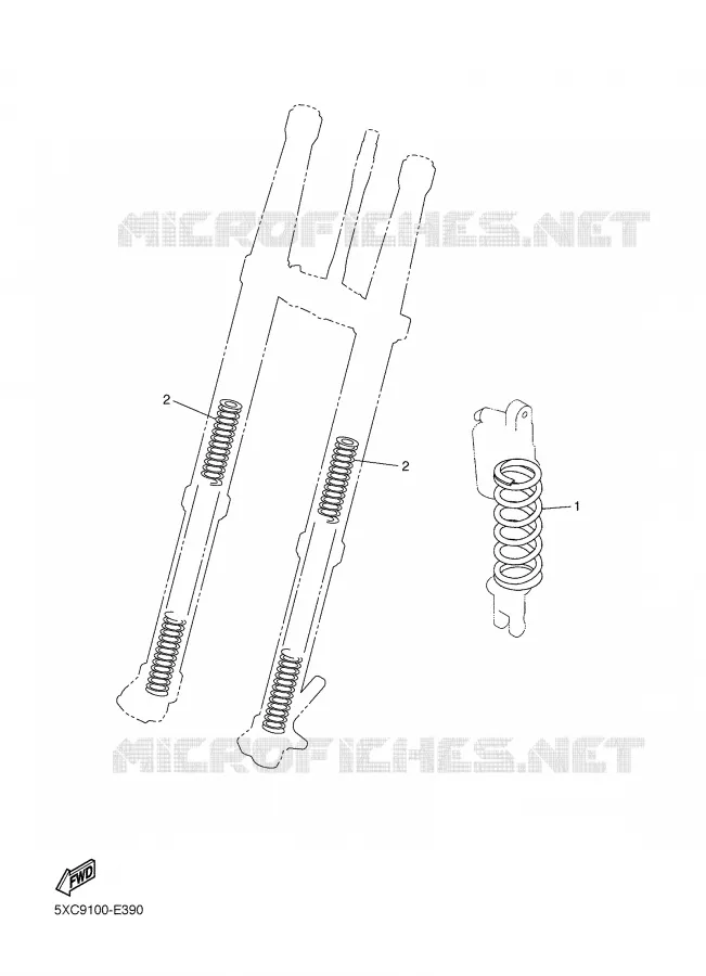 ALTERNATIEF CHASSIS  Yamaha MOTO 450 2006 YZF  YZ450FV