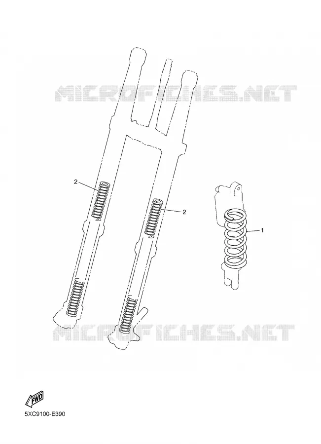 ALTERNATIEF CHASSIS  Yamaha MOTO 450 2007 YZF  YZ450FW