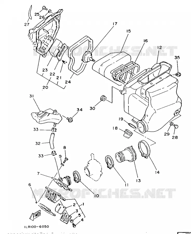 INLAAT Yamaha MOTO 80 1986 YZ  YZ80