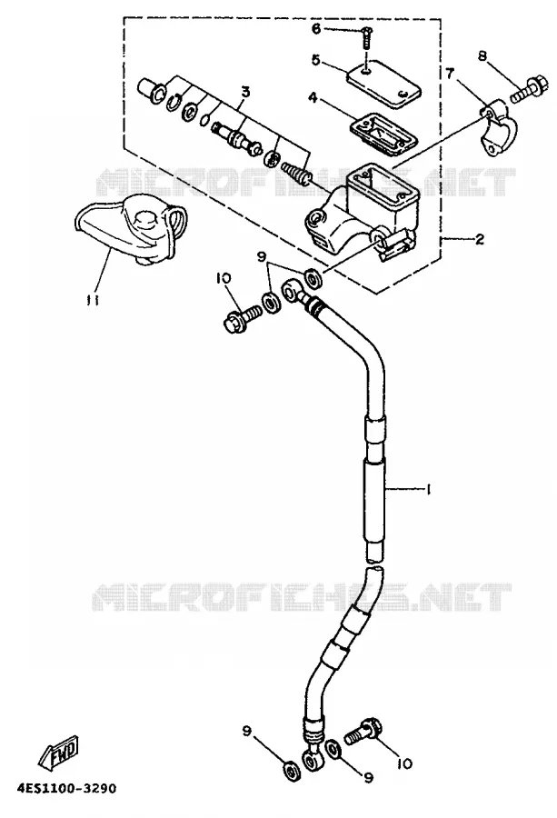 POMP VOOR Yamaha MOTO 80 1994 YZ  YZ80