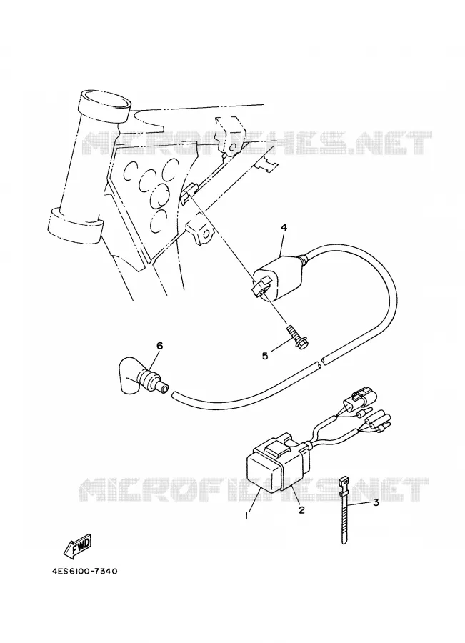 ELECTRISCH 1 Yamaha MOTO 80 2000 YZ  YZ80