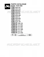 * CATALOG PREFACE * voor Yamaha YZ80 2000