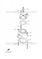 CILINDER voor Yamaha YZ80 2000