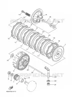 STARTMOTOR KOPPELINGS voor Yamaha YZ80 2000