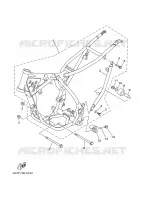 FRAME voor Yamaha YZ80 2000