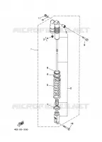 ACHTER SCHOKBREKER voor Yamaha YZ80 2000