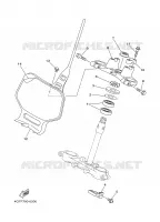 STUUR voor Yamaha YZ80 2000
