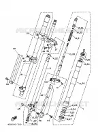 VOORVORK voor Yamaha YZ80 2000