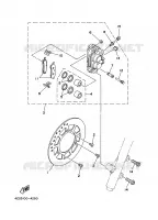 REMKLAUW VOOR voor Yamaha YZ80 2000