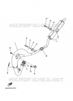 UITLAAT voor Yamaha YZ80 2000