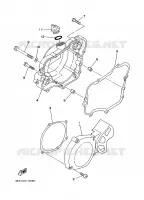 DEKSEL   MOTOR 1 voor Yamaha YZ80 2000