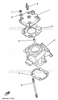 CILINDER voor Yamaha YZ80A 1990