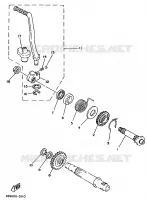 STARTMOTOR voor Yamaha YZ80A 1990