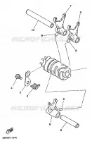 SCHAKELWALS voor Yamaha YZ80A 1990