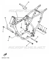 FRAME voor Yamaha YZ80A 1990