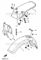 SPATBORD voor Yamaha YZ80A 1990