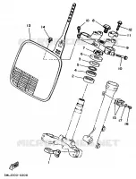 STUUR voor Yamaha YZ80A 1990