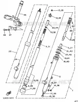 VOORVORK voor Yamaha YZ80A 1990