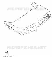 SELLE voor Yamaha YZ80A 1990