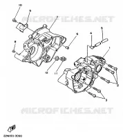 CARTERDELEN voor Yamaha YZ80A 1990