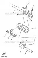 SCHAKELWALS voor Yamaha YZ80B 1991