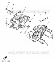 CARTERDELEN voor Yamaha YZ80B 1991