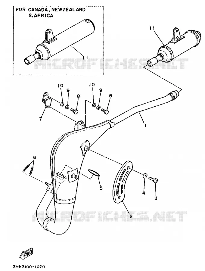 UITLAAT Yamaha MOTO 80 1992 YZ  YZ80D