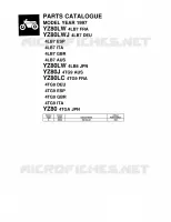 * CATALOG PREFACE * voor Yamaha YZ80J 1997