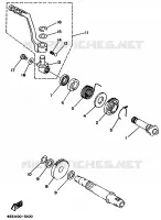 STARTMOTOR voor Yamaha YZ80J 1997