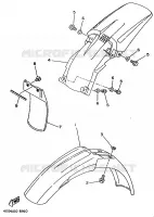 SPATBORD voor Yamaha YZ80J 1997
