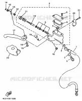 POMP VOOR voor Yamaha YZ80J 1997
