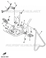STANDAARD / VOETSTEUN voor Yamaha YZ80J 1997